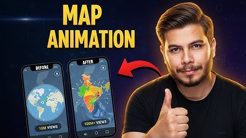Make Viral Map Animation in Mobile using Alight motion App