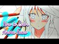 Tutorial Mewarnai Wajah Anime ( How to Color Anime Faces) Drawings