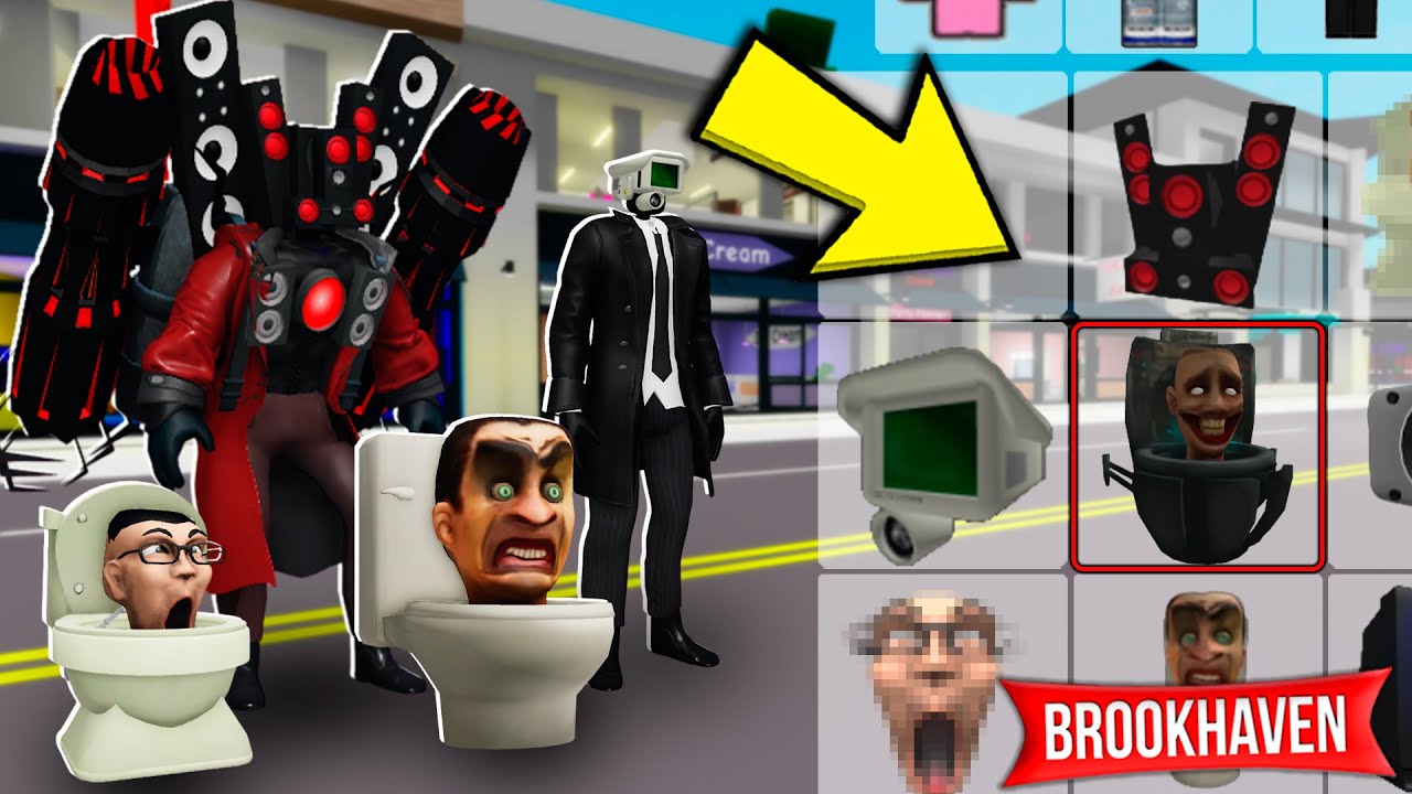 HOW TO TURN INTO Skibidi Toilet Part 2 in Roblox Brookhaven! * ID Codes 