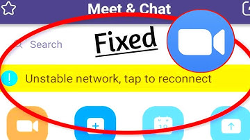 How To Fix Zoom Cloud Meetings App Unstable Network, Tap To Reconnect Problem Solved