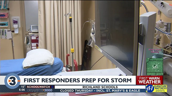 First responders prepare for winter storm