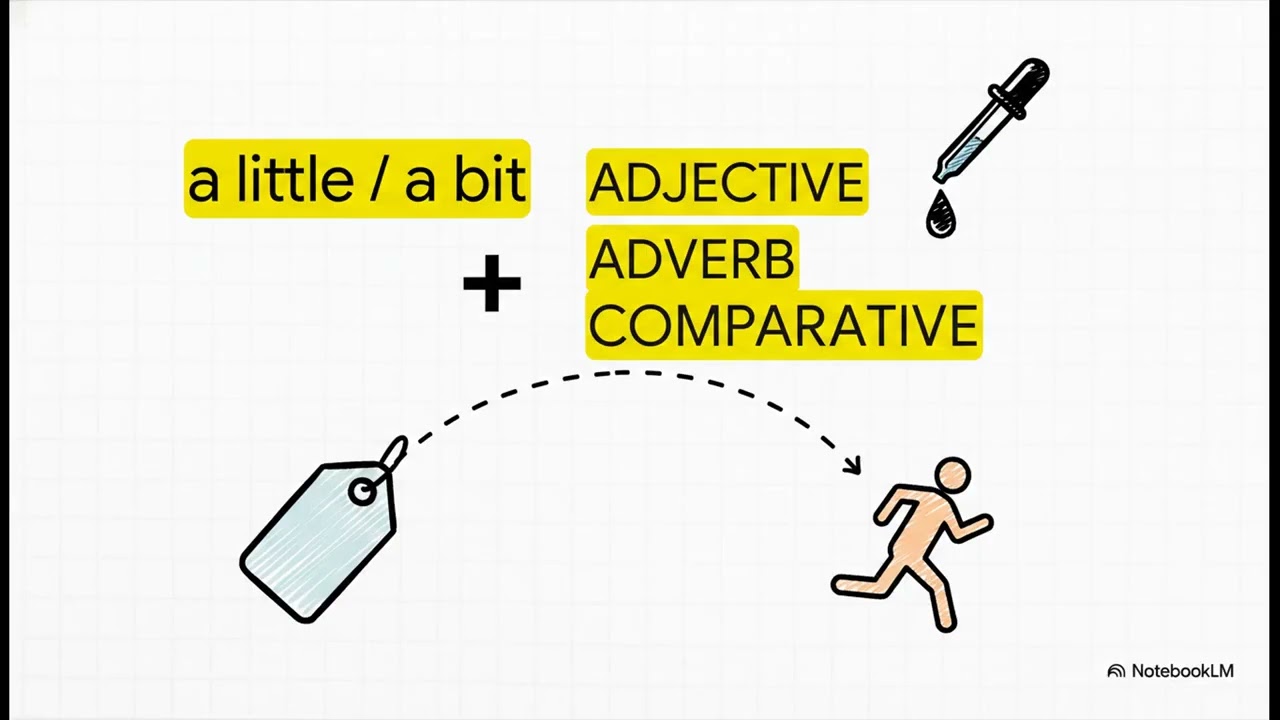 Adjectivos comparativos avanzados en inglés
