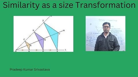 Similarity as a size Transformation for class 10th