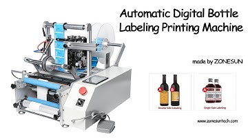 How to Debug ZS-TB190 Semi Automatic Digital Bottle Labeling Printing Machine