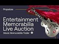 Propstore live auction uk 2022  music trailer