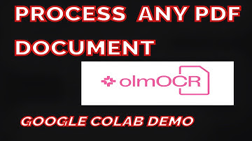 olmOCR 7B  Process any PDF