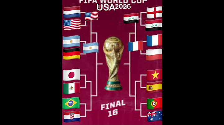 My prediction’s for 2026 world cup