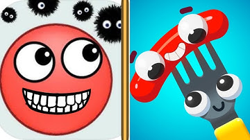 Hide Ball VS Fork N Sausage 🌭 | Puzzle Games Gameplay 🧠 All Levels