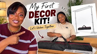 Starting My Event Decor Business in Canada | Unboxing My First Backdrop Stand