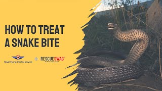 How To Treat A Snake Bite - Rescue Swag