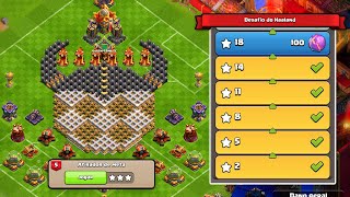 FÁCIL! COMO COMPLETAR O NOVO DESAFIO DO HAALAND ATIRADOR DE META MUITO RÁPIDO NO CLASH OF CLANS!