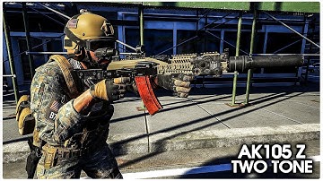 US Troops Loadout In Ground Branch V1033 | AK105 Z - Two Tone Assault Rifle Gun Loadout