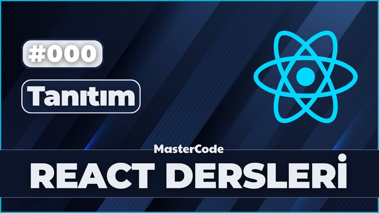 000 - React MasterCode Kurs Tanıtımı - React Dersleri - YouTube