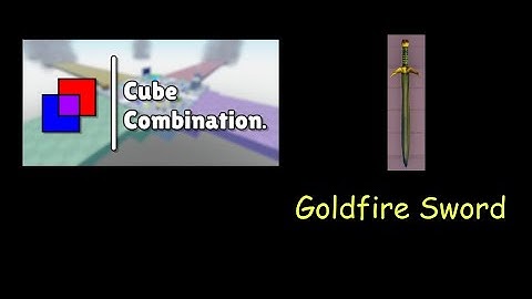 Roblox - Cube Combination: How to make Goldfire Sword