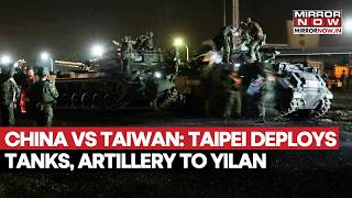 Taiwan On High Alert Deploys Tanks Artillery To Yilan Simulating Chinese Landing Operation