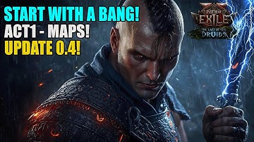 0.4 MONK LEAGUE START! – Fast, Safe, Effective | Acts 1– Maps | PoE2