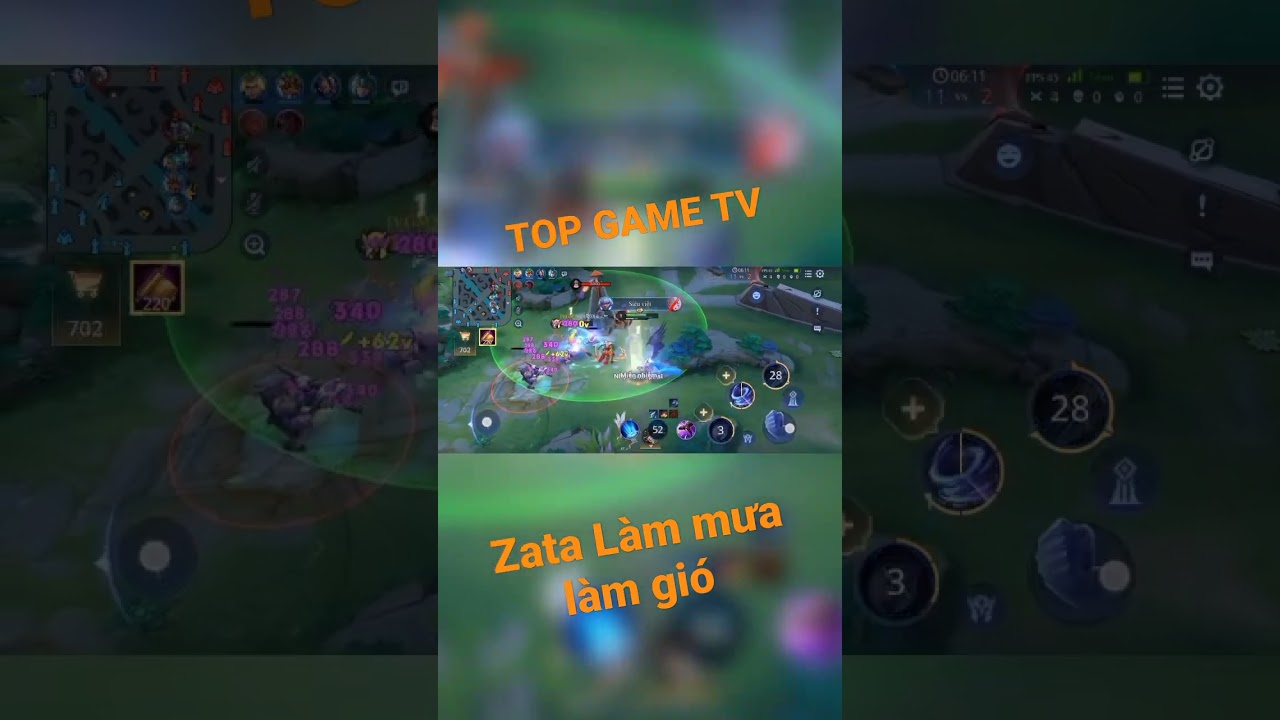 TOP GAME TV | zata làm mưa làm gió | liên quân mobile