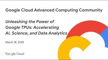 Unleashing the Power of Google TPUs: Accelerating AI, Science, and Data Analytics