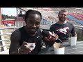 Stamps Try New Concourse Food