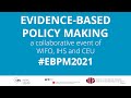 Evidence-based Policy Making - Closing Panel