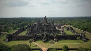 4K Drone Footage From Angkor Wat In Cambodia