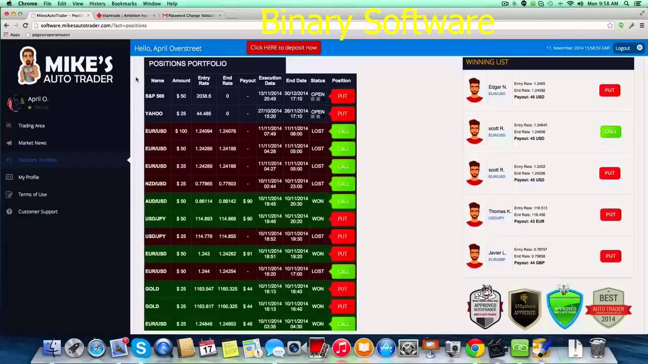Binary auto trader download