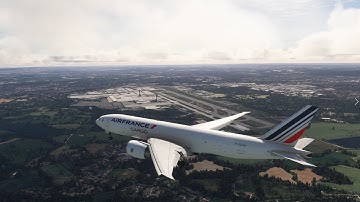 Approach to Gatwick : EGKK ILS08R Circling to Rwy26L