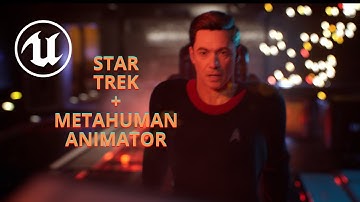 Star Trek Metahuman Animation in Unreal Engine 5.3 (Metahuman Animator + Move.AI Mocap)