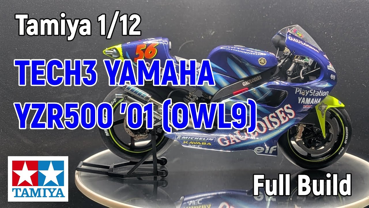 Tamiya 1/12 TECH3 YAMAHA YZR500 '01 (OWL9) FullBuild - YouTube