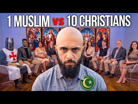 1 Muslim vs 10 Christians (HEATED DEBATE)