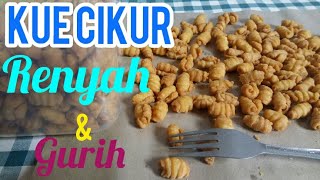 CARA BIKIN KUE CIKUR ATAU KUE GARFU YANG RENYAH DAN GURIH 2022
