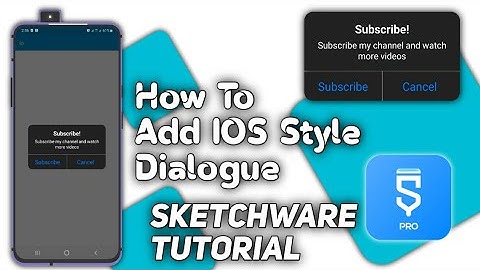 How to add IOS style dialogue to sketchware.sketchware sinhala tutorial.how to add dialog sketchware