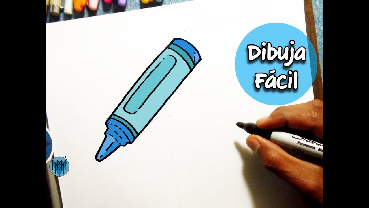 Como Dibujar una Crayola Fácil | How to Draw a Crayon Easy - thptnganamst.edu.vn