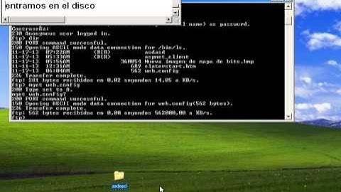 Acceder y Administrador documentos en el Servidor FTP por linea comandos