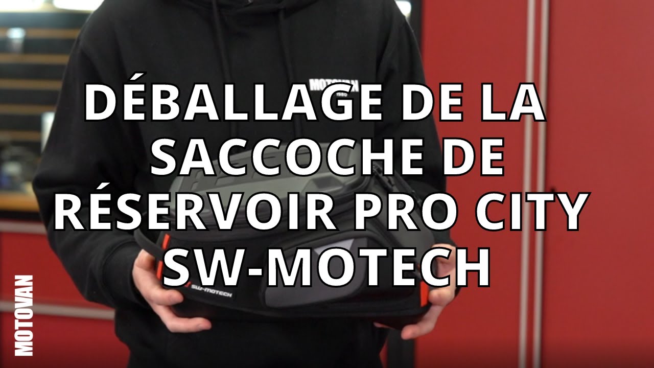 Sacoche de réservoir PRO City WP étanche avec un espace de stockage de 9  litres de SW-MOTECH