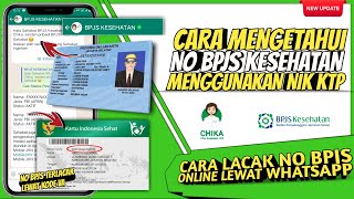 Cara mengetahui No Bpjs Kesehatan secara online • Cara lacak No Bpjs menggunakan Nik KTP via whatsap