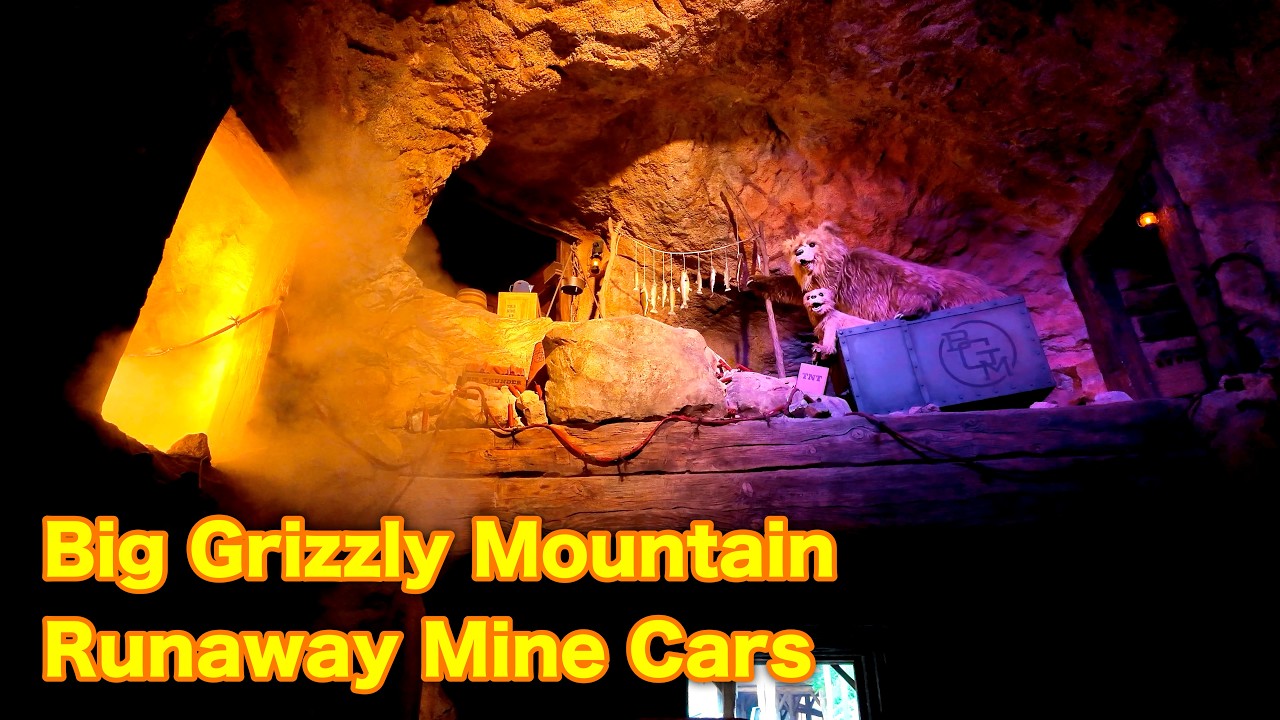 4K】【香港ディズニーランド】【Attractions】Big Grizzly Mountain