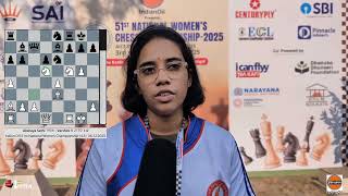 Karnataka State Open 2025 Champion Akshaya Sathi outplays WGM Varshini