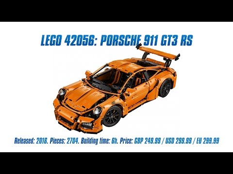 'Lego Technic Porsche 911 GT3 RS' Unboxing, Parts Speed Build Review - YouTube