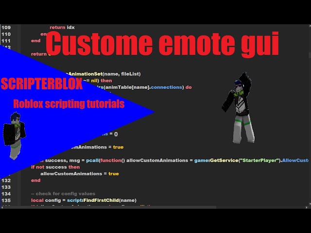 How to Make a Working EMOTE in ROBLOX STUDIO! 