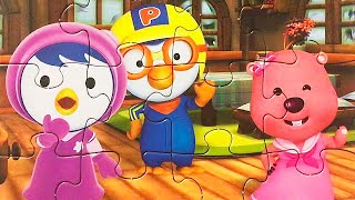 Пороро в гостях у Пети и Лупи! Cобираем пазл - Pororo screenshot 4