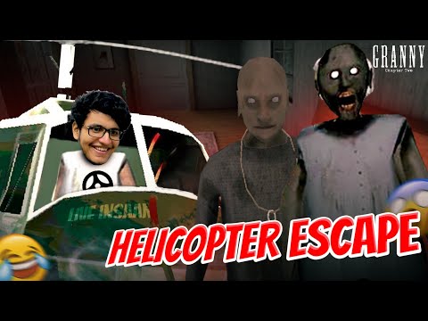 Granny ka Helicopter Chura Liya😂 but the Game Glitched | Granny Chapter 2 Helicopter Escape