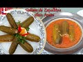 Preparando Zapallitos  Rellenos al estilo Árabe, Palestina en Sopa de Tomate  UNA PERUANA