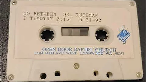 Peter S. Ruckman - The Go Between -  Courtesy M. Cox
