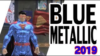 DCUO Blue Metallic Material