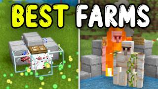 TOP 10 BEST Farms Minecraft Bedrock 26.1/1.21+!