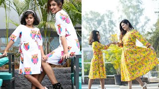 Latest Mom And Daughter Matching Outfit idea  Mom And Me Indo Western Dress Collection 2020