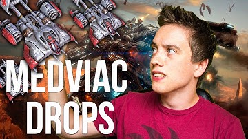 How To Deal With Terran Medivac Drops As Zerg (StarCraft 2 Heart of the Swarm)