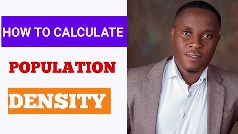 How to calculate Population Density (New York City)