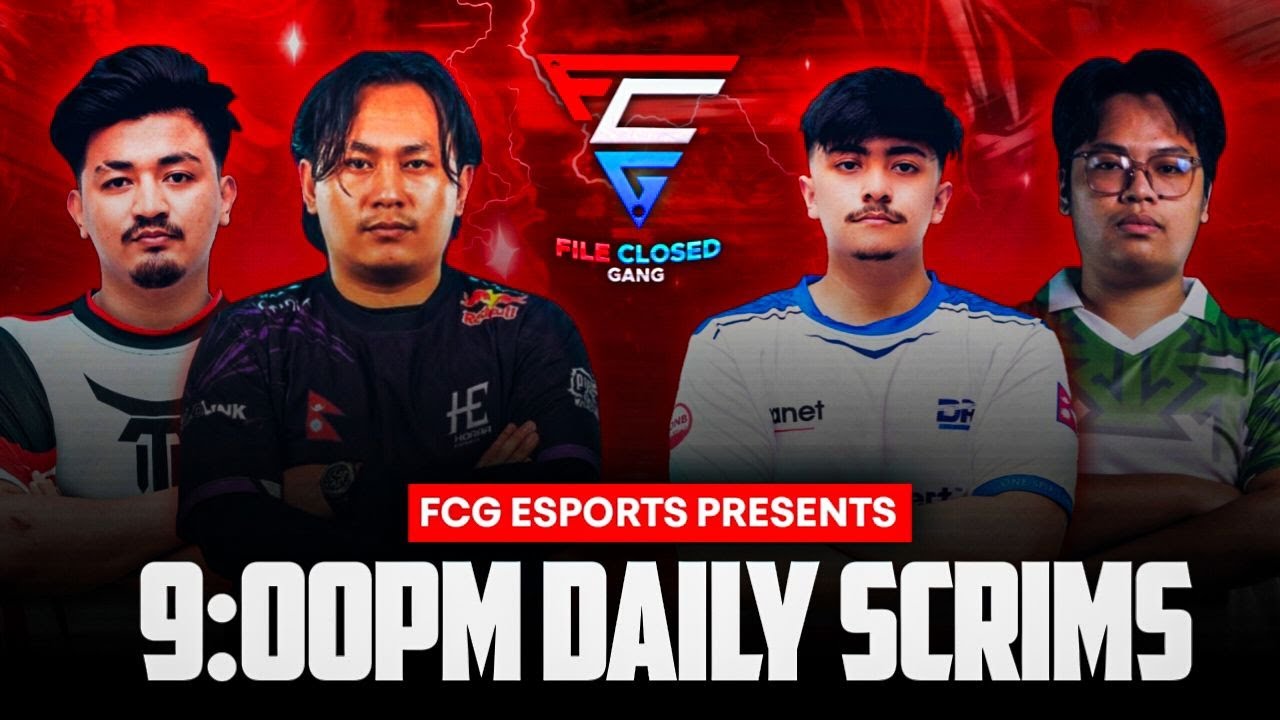 FCG ESPORTS 9PM DAILY SCRIMS || T1 SCRIMS || FCG ESPORTS